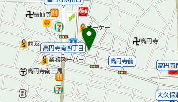 古着屋Hurry up(ハリー アップ)の地図画像