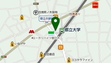 築地銀だこ 都立大学駅前店の地図画像