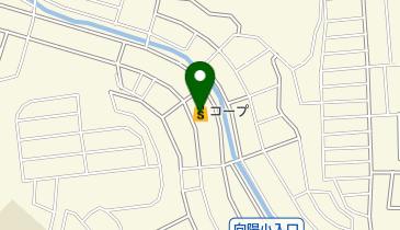 コープ宇宿店の地図画像