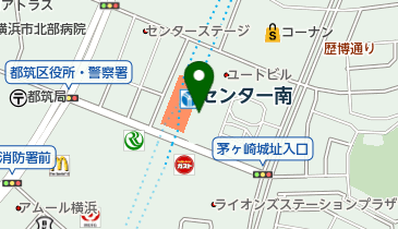 テニススクール・ノア 横浜センター南校の地図画像