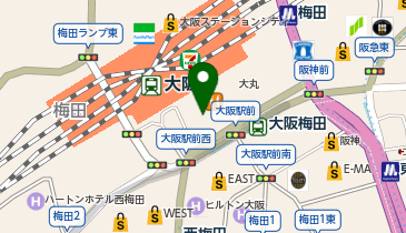 BorneLund(ボーネルンド) 大丸梅田店の地図画像