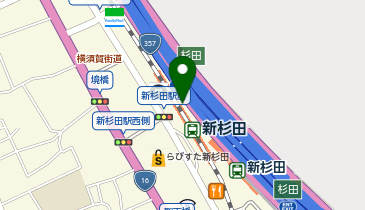 ウエノクリーニング ビーンズ新杉田店の地図画像