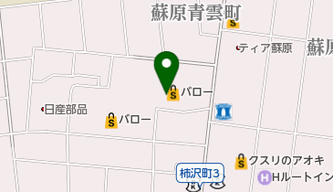 スーパーマーケット バロー 各務原中央店の地図画像