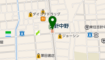 スーパーマーケットKINSHO(近商) 針中野店の地図画像
