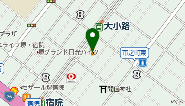 スーパーマーケットKINSHO(近商) 大小路店の地図画像