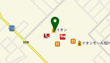 SWEAT(スウェット) イオン旭川西店の地図画像