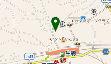 スーパーマーケットKINSHO(近商) 新生駒店の地図画像