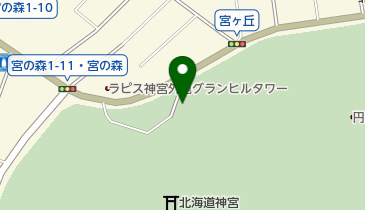 六花亭 神宮茶屋の地図画像