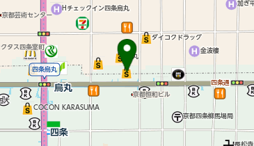 イオリカフェ 大丸京都店の地図画像