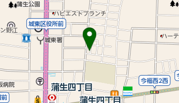 コロッケいまむらの地図画像