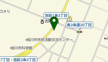 SCHOOL SHOP Plaza A(スクール ショップ プラザ エー) 旭川店の地図画像
