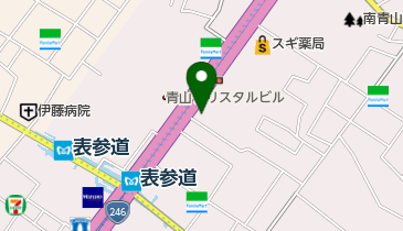 ポルシェセンター青山の地図画像