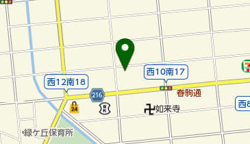 美容堂かりんとうの地図画像