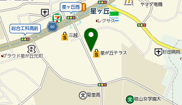 en recre(アン レクレ) 星が丘店の地図画像