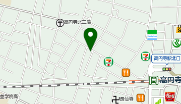 高円寺はやとちりの地図画像