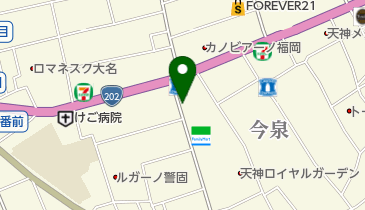 KATSUKI(カツキ) 福岡店の地図画像