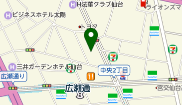 HERZ(ヘルツ) 仙台店の地図画像