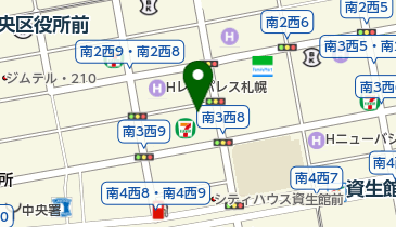 くさかカバン店の地図画像