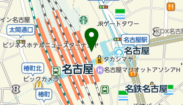 地雷也 ジェイアール名古屋タカシマヤの地図画像