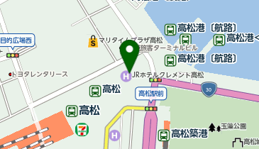 フォースター JRホテルクレメント高松店の地図画像