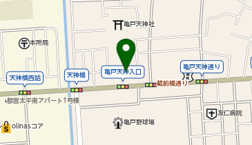 ベッ甲イソガイ 亀戸店の地図画像