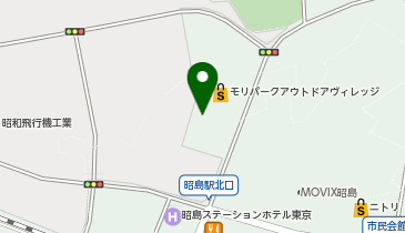 サロモンストア 東京 昭島アウトドアヴィレッジ店の地図画像