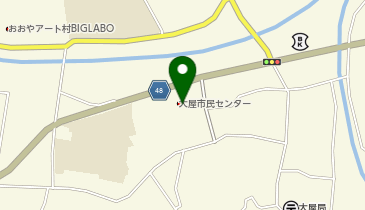 養父市大屋市民センター図書室の地図画像