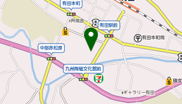 有田町東図書館の地図画像