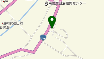 飯田市立中央図書館南信濃分館の地図画像