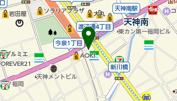 弁護士法人サリュ 福岡事務所の地図画像