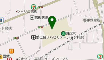 関西大学中等部の地図画像