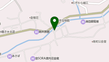 知足の湯の地図画像