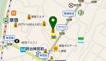 PINK-latte(ピンクラテ) SoLaDo竹下通り店の地図画像