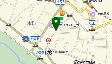 衣 伊勢木綿 臼井織布の地図画像