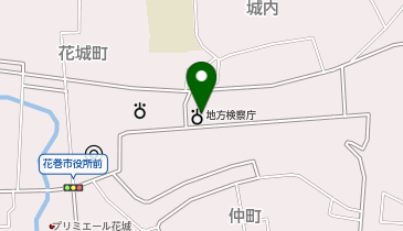 盛岡地方検察庁花巻支部の地図画像