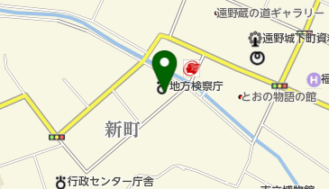 盛岡地方検察庁遠野支部の地図画像