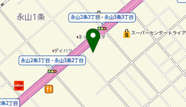 キングラム 旭川永山店の地図画像