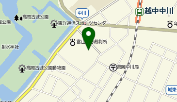 富山地方検察庁高岡支部の地図画像