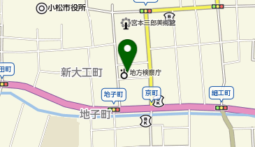 金沢地方検察庁小松支部の地図画像