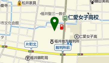 福井地方検察庁の地図画像