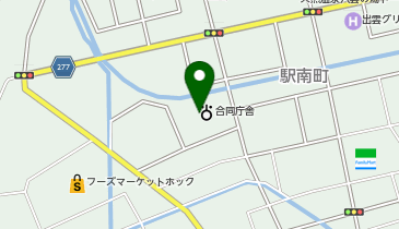 松江地方検察庁出雲支部の地図画像