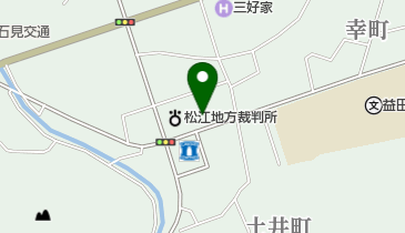 松江地方検察庁益田支部の地図画像