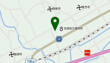 佐賀地方検察庁武雄支部の地図画像