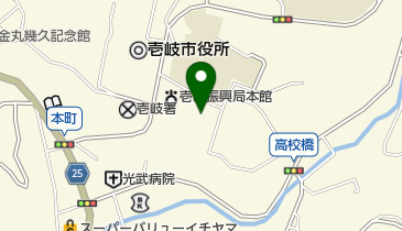 長崎地方検察庁壱岐支部の地図画像