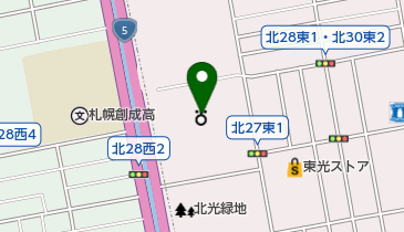 札幌運輸支局の地図画像