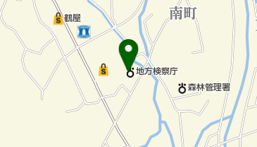 熊本地方検察庁人吉支部の地図画像