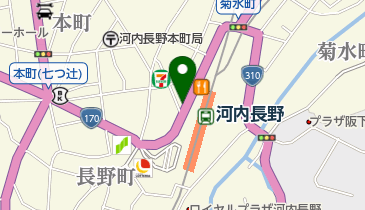 キングラム 河内長野店の地図画像