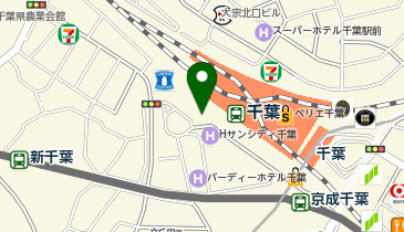 串かつ でんがな 千葉西口店の地図画像