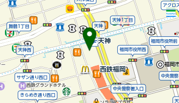 ポーカー フェイス 福岡PARCO店の地図画像