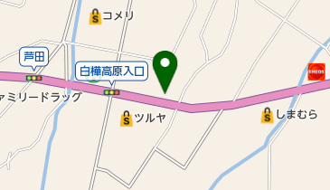 レストラン花水月の地図画像